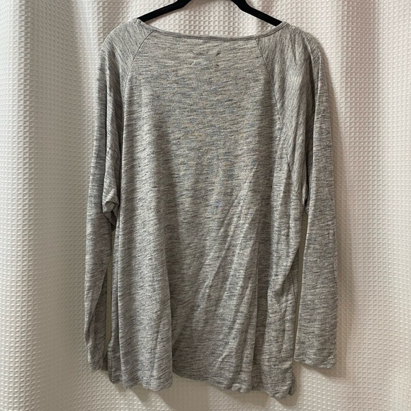 NWOT L&G Melange Long Sleeve Tee - Picture 5 of 6